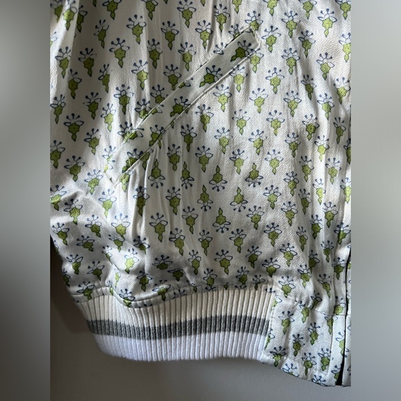 Anthropologie Tiny Edition Bomber Jacket with embroidery design. - Picture 5 of 8